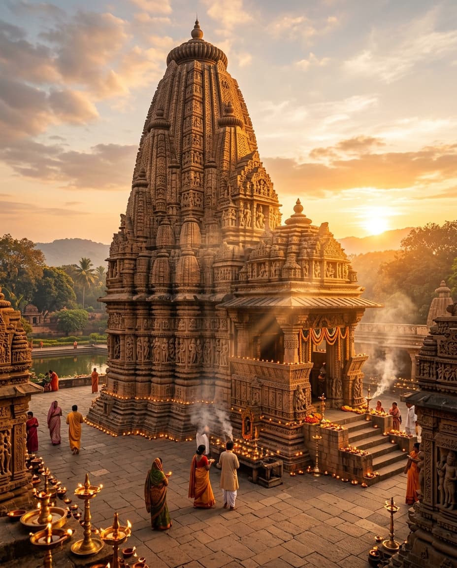 Sacred Vedic Temple